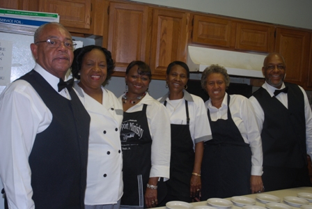 Pastor Smith in service